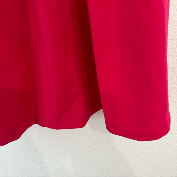 Susana Monaco | Hot Pink Pleated Front Circle Skirt Tank Dress Sz XS - Picture 3 of 10